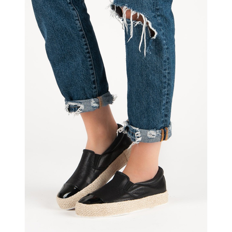 Scarpe da ginnastica nere alla moda nero 1