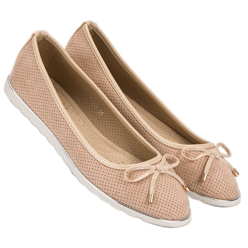 Small Swan Ballerine beige 2