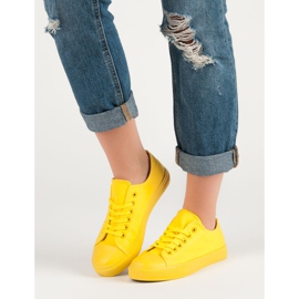 Sport Scarpe da ginnastica gialle giallo 1