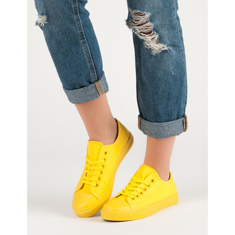Sport Scarpe da ginnastica gialle giallo 1