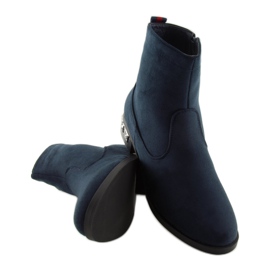 Stivali blu navy da donna 168-176 Blu 2