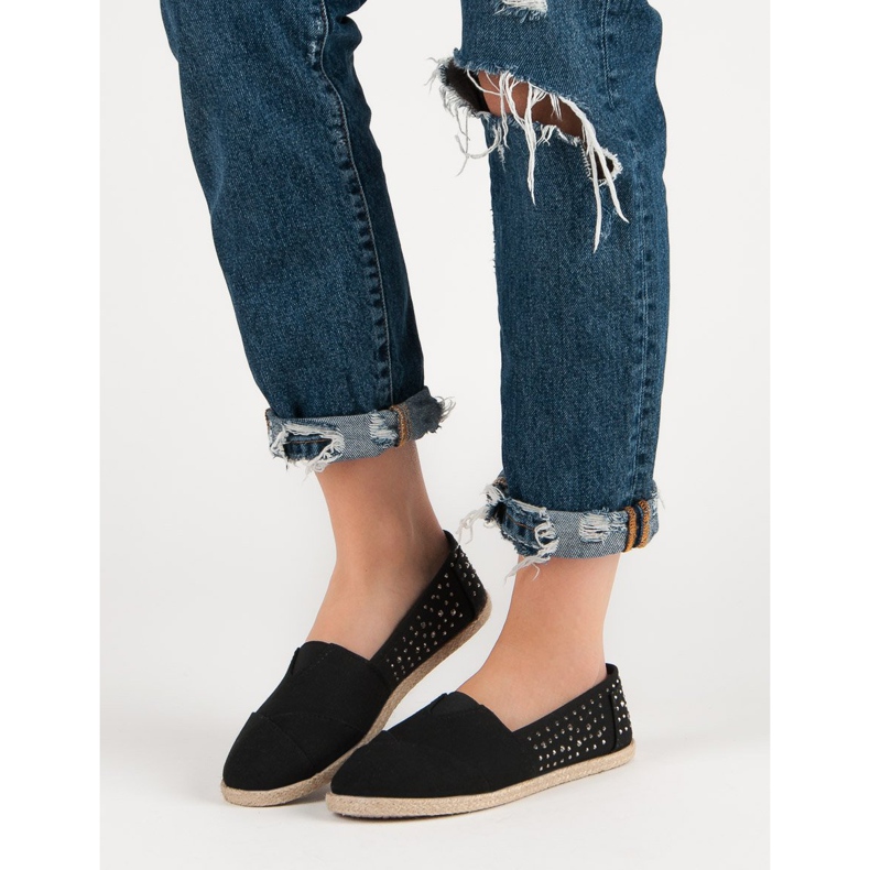 Espadrillas Con Jet nero 1