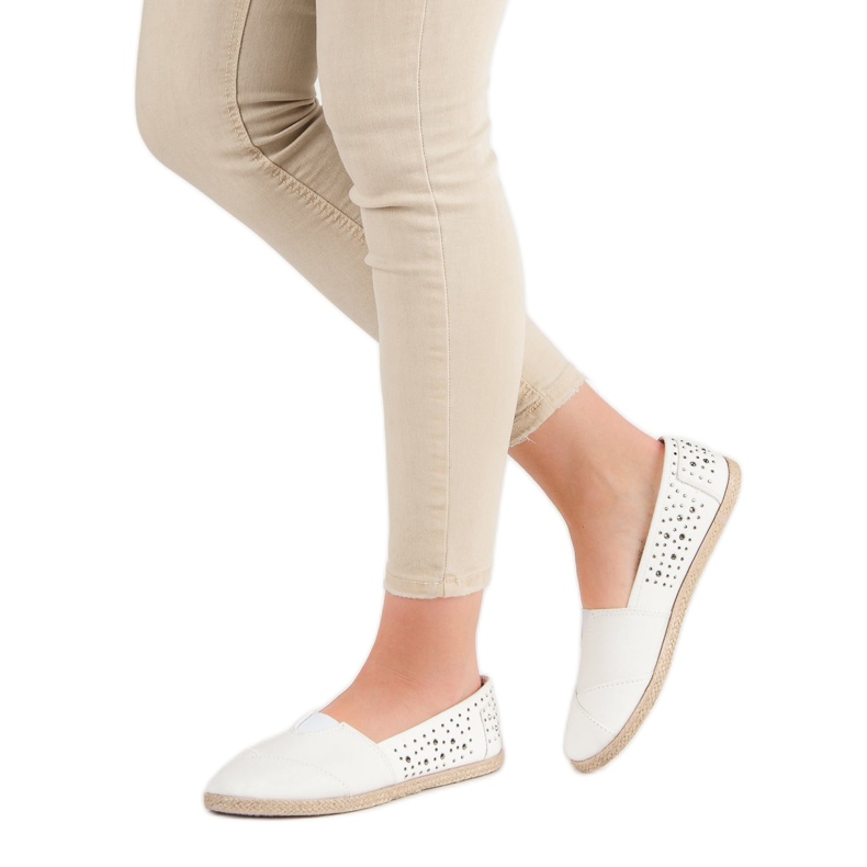 Espadrillas Con Jet bianco 1