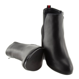 Stivali neri con tacco alto A5580 Black nero 2