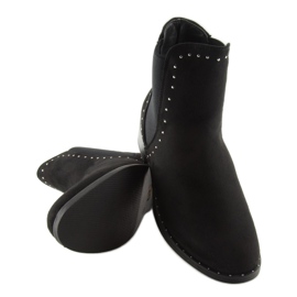 Stivaletti Chelsea neri da donna 1002-1 Nero 2