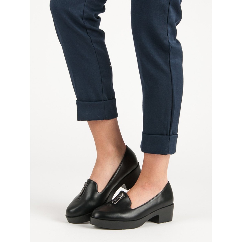 Comer Scarpe nere col tacco alto nero 1