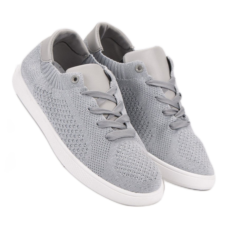 Scarpe sportive comode grigio 1