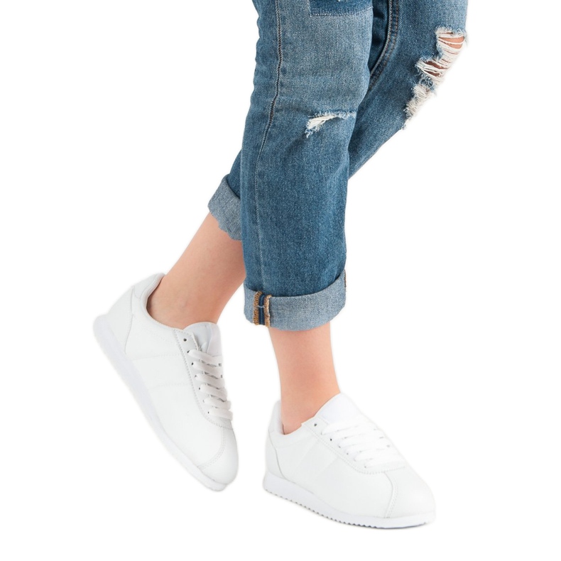 Scarpe sportive bianche bianco 2