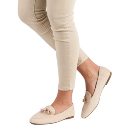 Small Swan Mocassini con glitter rosa 2