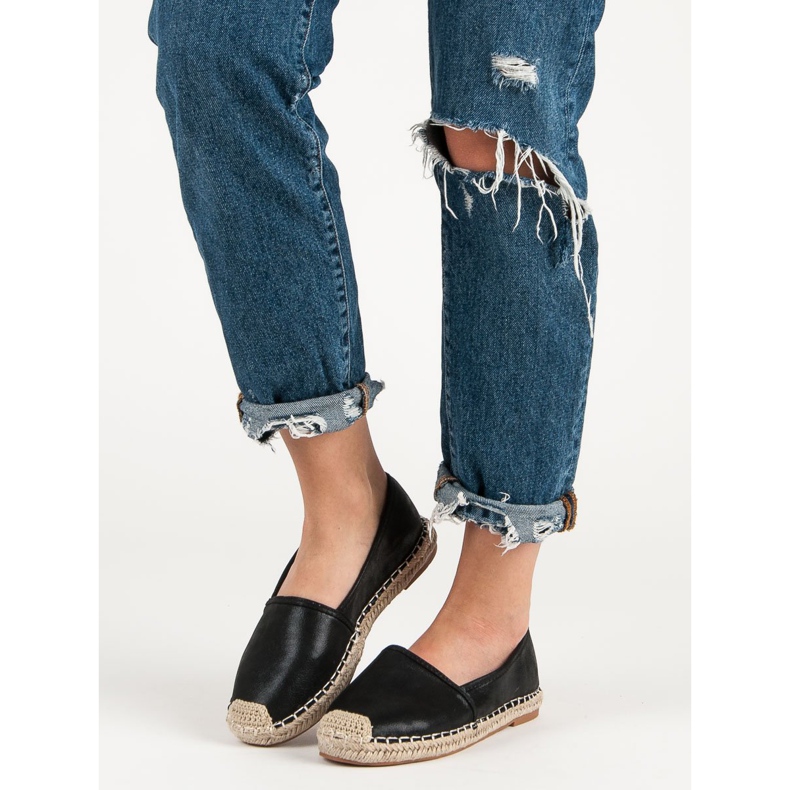 Small Swan Espadrillas classiche nere nero 1