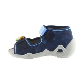 Pantofole Befado sandali scarpe per bambini 250P077 blu navy 2