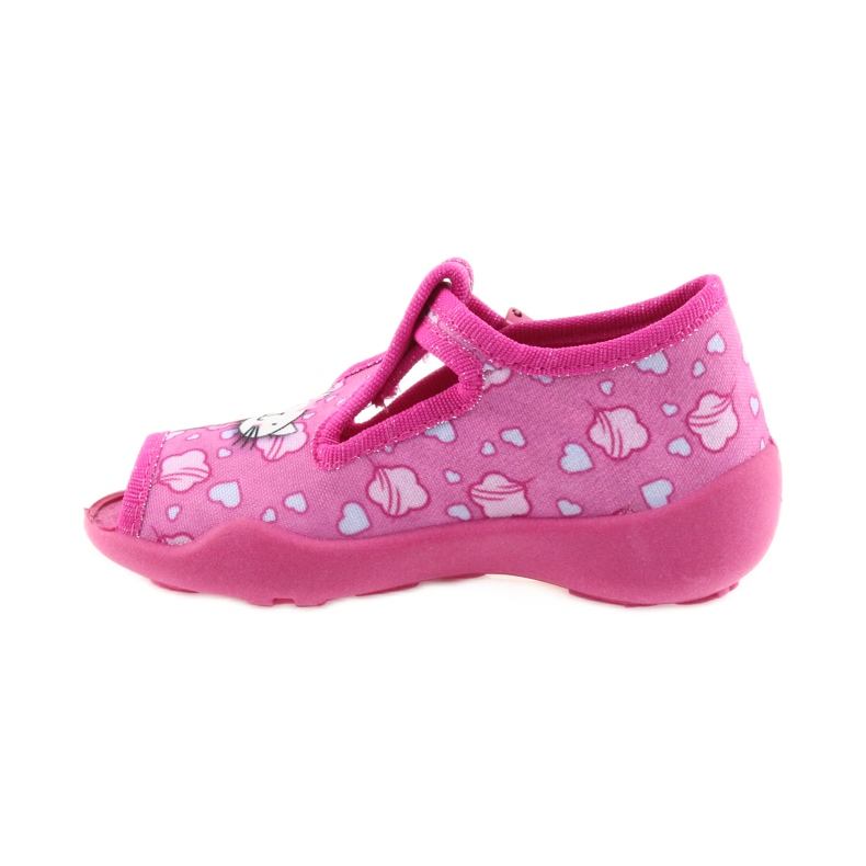 Pantofole Befado scarpe per bambini 213P108 blu rosa 2