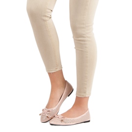 Ballerine traforate rosa 1