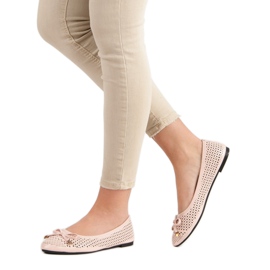 Ballerine traforate rosa 2
