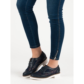 Fama Scarpe stringate blu 1