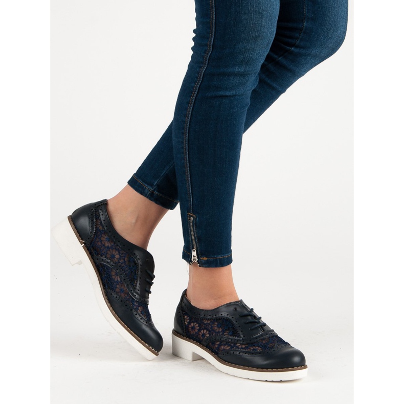 Fama Scarpe stringate blu 2