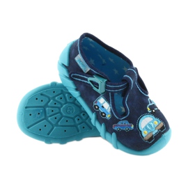 Pantofole Befado scarpe per bambini 110P342 blu blu navy 4