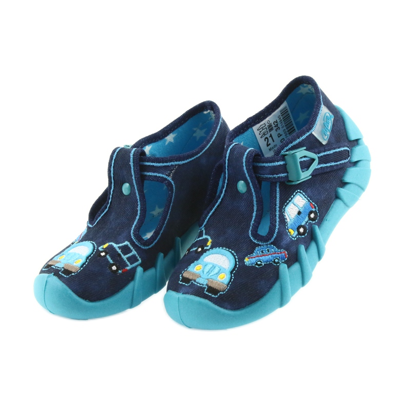 Pantofole Befado scarpe per bambini 110P342 blu blu navy 3
