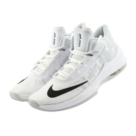 Scarpa da basket Nike Air Max Infuriate 2 bianca bianca 2