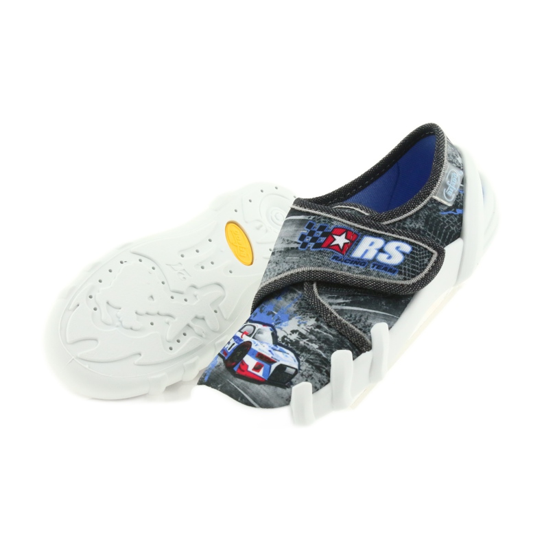 Pantofole per scarpe per bambini Befado 273X251 nero blu grigio rosso 5