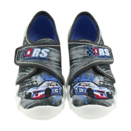 Pantofole per scarpe per bambini Befado 273X251 nero blu grigio rosso 3