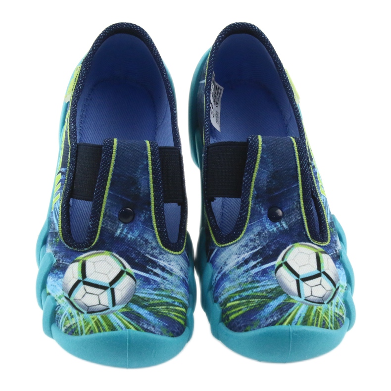 Scarpe per bambini Befado pantofole 290X180 blu verde blu navy 3