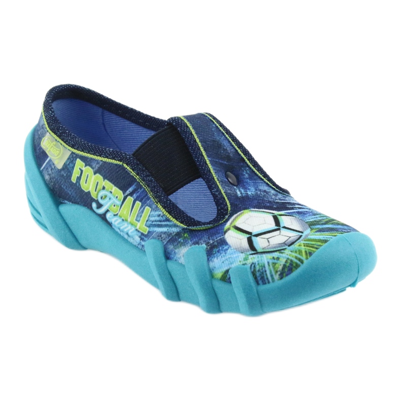 Scarpe per bambini Befado pantofole 290X180 blu verde blu navy 1