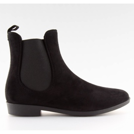 Stivali da donna neri stivali da donna Jodhpur neri D61 Black II-GAT nero 1