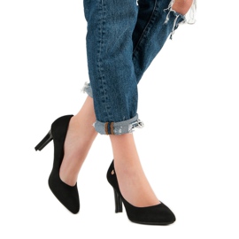 Décolleté VINCEZA in camoscio nero 2