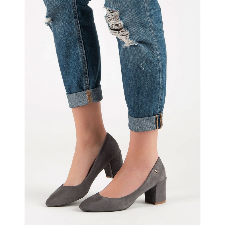 Décolleté VINCEZA classiche grigio 1