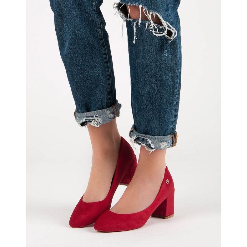 Décolleté VINCEZA classiche rosso 2