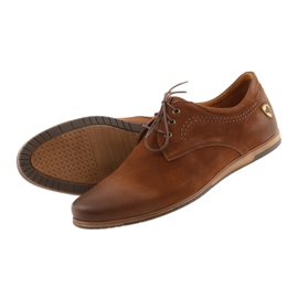 Scarpe sportive da uomo scollate Riko 877 marrone 4