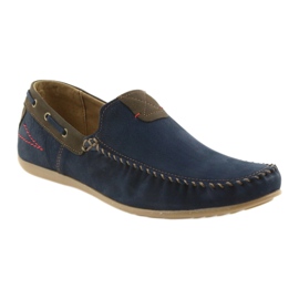 Riko mascasins Navy/Brown 781 blu 1