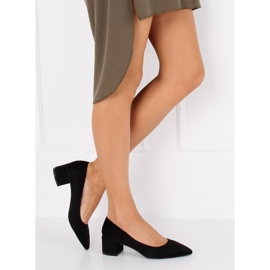 Décolleté con tacco largo nero 5186 Nero 2