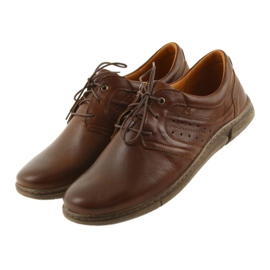 Scarpe da uomo scollate Riko 870 marrone 3