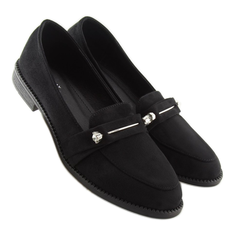 Mocassini da donna neri 3117 Black nero 1