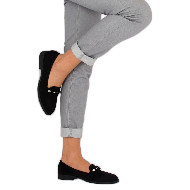 Mocassini da donna neri 3117 Black nero 2