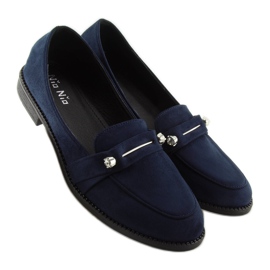 Mocassini da donna blu navy 3117 Blue 2