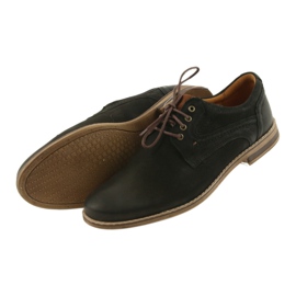 Scarpe da uomo in pelle Riko 831 nere nero 5