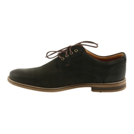 Scarpe da uomo in pelle Riko 831 nere nero 2