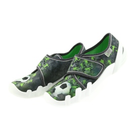 Befado scarpe per bambini pantofole sneakers 273y231 grigio verde 3