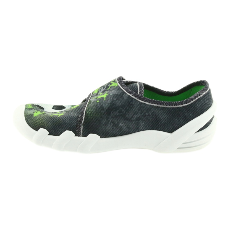 Befado scarpe per bambini pantofole sneakers 273y231 grigio verde 2