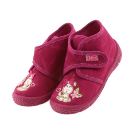 Pantofole per bambini rosa Befado 529P026 4