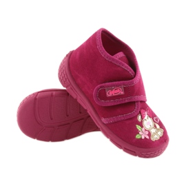 Pantofole per bambini rosa Befado 529P026 3