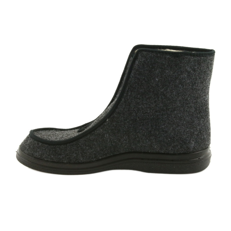Scarpe da uomo Befado pu pantofole calde 996M004 grigio 2