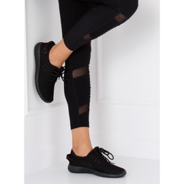 BY-049 Scarpe sportive nere nere nero 2