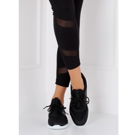 BY-069 Scarpe sportive nere ultra leggere nere nero 2