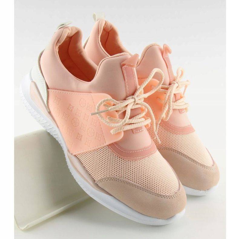 Scarpe sportive rosa ultra chiaro BY-069 Pink 1