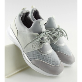 Scarpe sportive grigie ultraleggere BY-069 Grey grigio 1