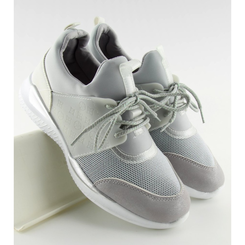Scarpe sportive grigie ultraleggere BY-069 Grey grigio 1